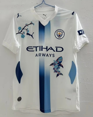 2627 Man city third floral embroidery player version size S-4XL